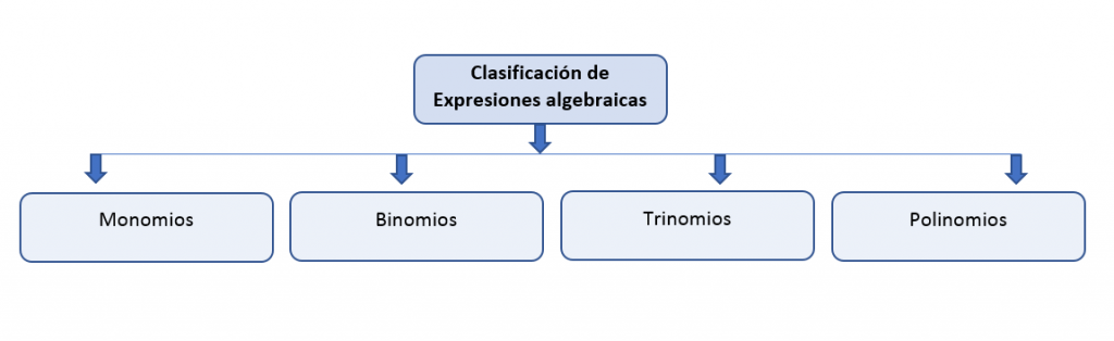 Clasificación de expresiones algebraicas